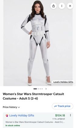 Women's Star Wars Stormtrooper Catsuit Costume