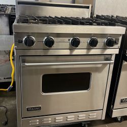 VIKING 30”WIDE ALL GAS RANGE STOVE IN STAINLESS STEEL 