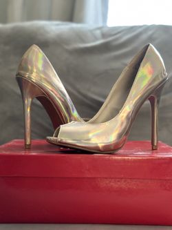 Gold Metallic Heels