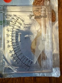 Hydrometer for Marine Reef Fish Tank Aquarium
