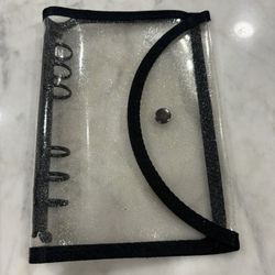 Clear Glitter Black Binder Gifts Sale 