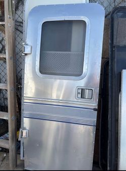 Airstream RV trailer door