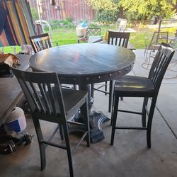 dining table and chairs