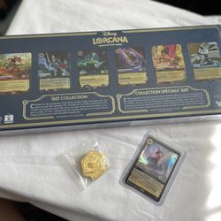 limited Edition Collector's Lorcana Bundle [D23 Collection + Mickey Mouse Playful Sorcerer Promo Card + Mickey Pin]