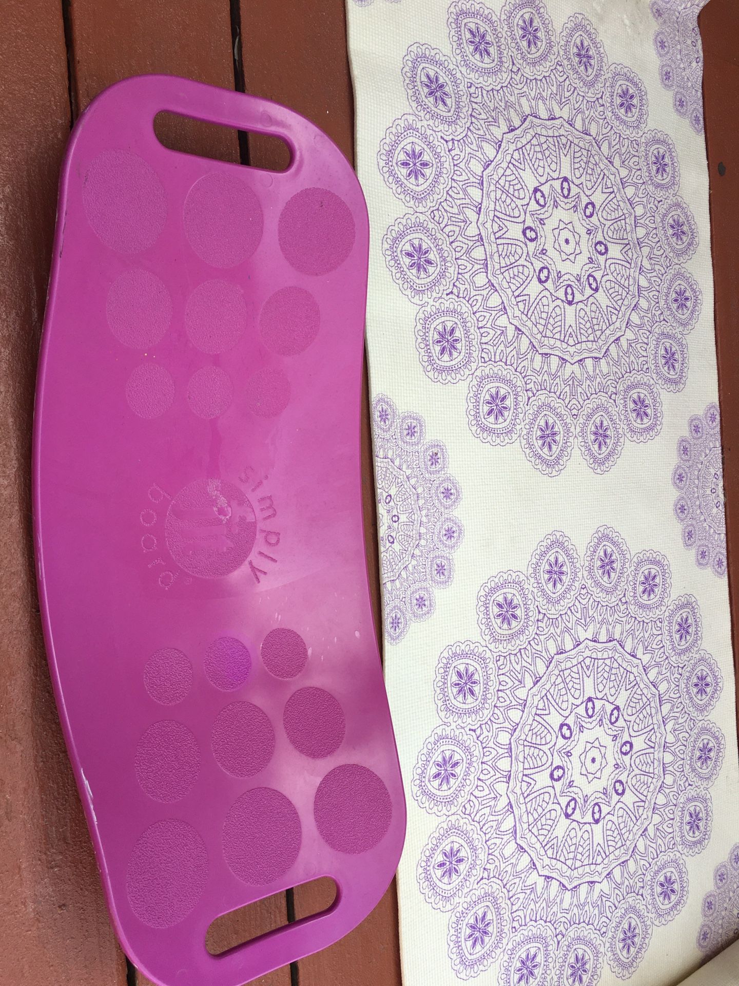 Yoga Set Mat And Balance Board