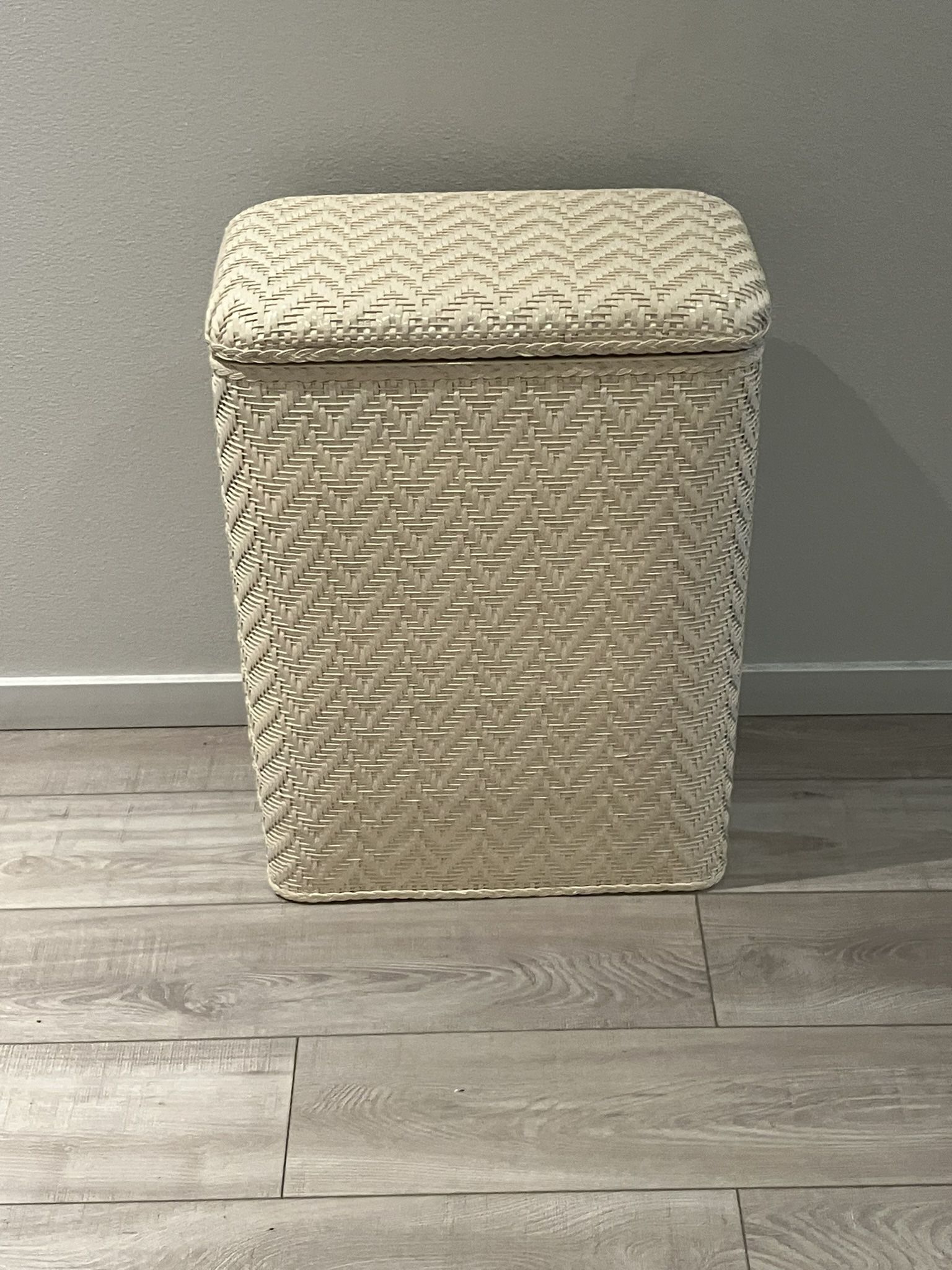 Rectangular Wicker Laundry Hamper