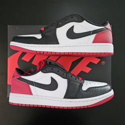 Jordan 1 Low Black Toe