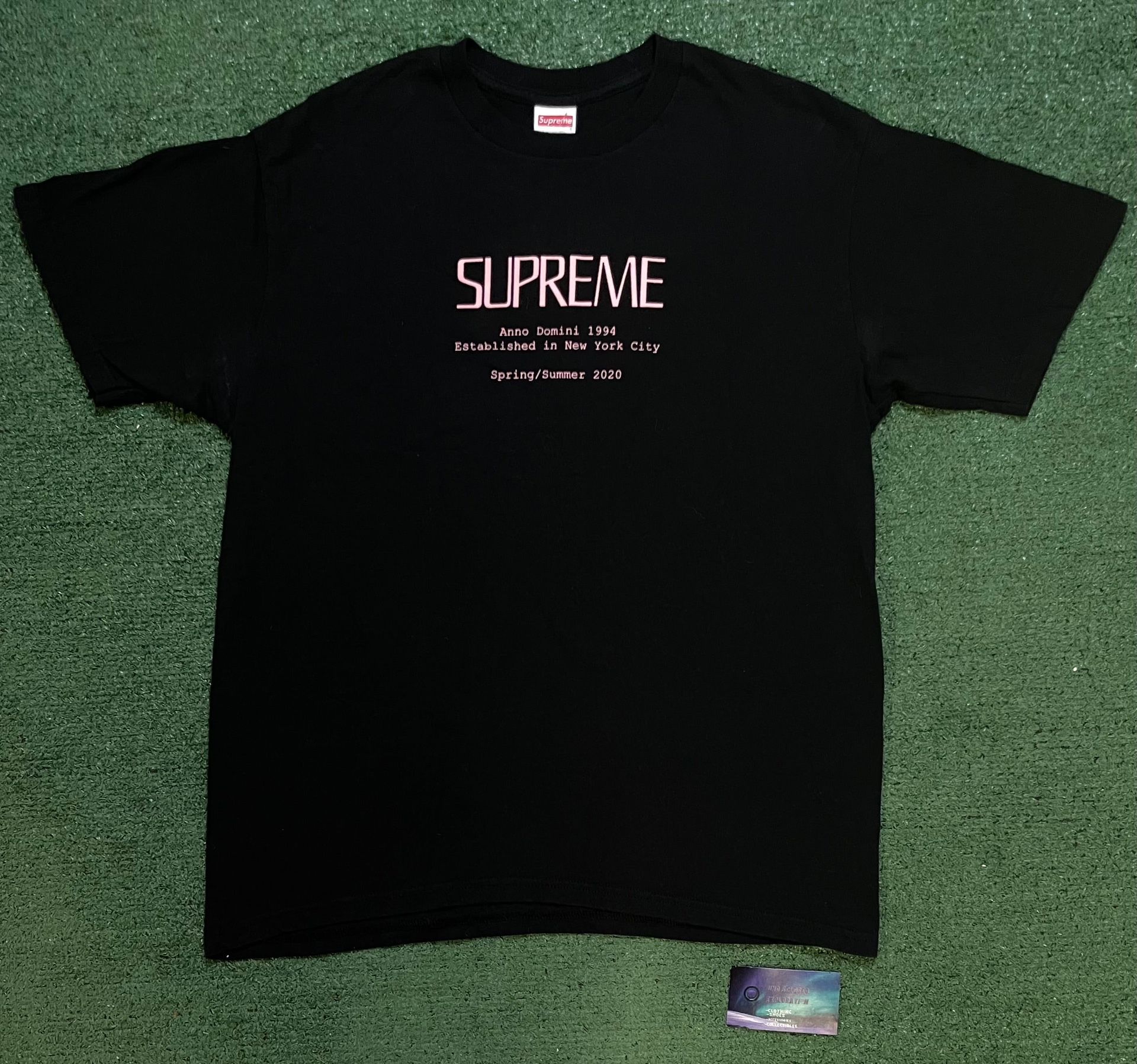 Supreme Anno Domini black tee