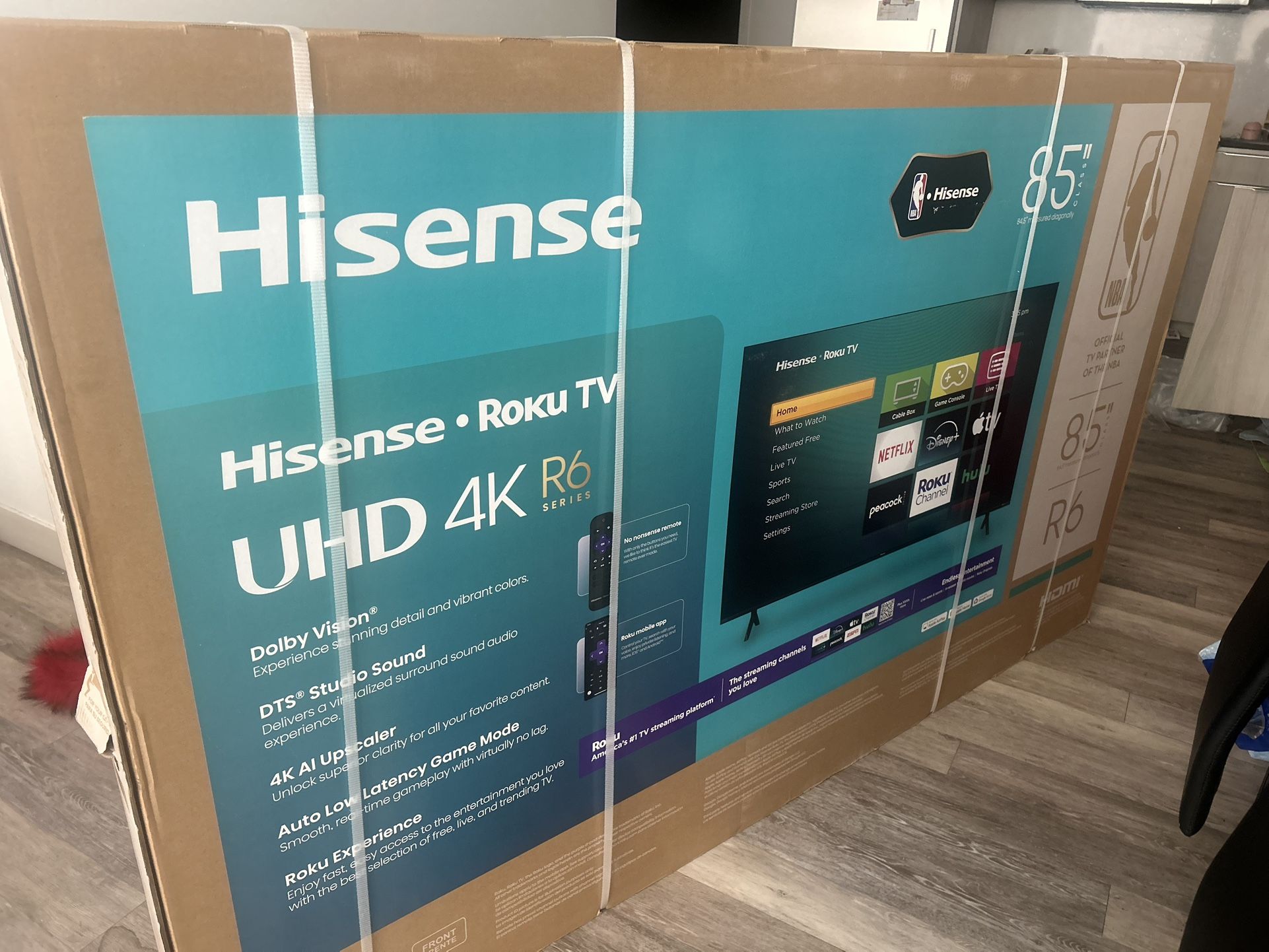 BRAND NEW 85 Inch Hisense Tv