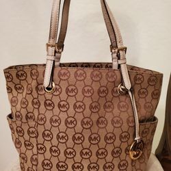 Michael Kors Canvas Tote Bag Purse