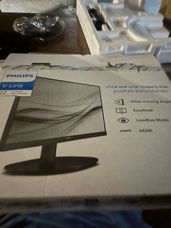 Philips V Line 22-inch Full HD Monitor packaging box