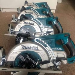 Makita New 71/4” Circular Saw 36v Brushless ( Tool Only)$140 Each One 