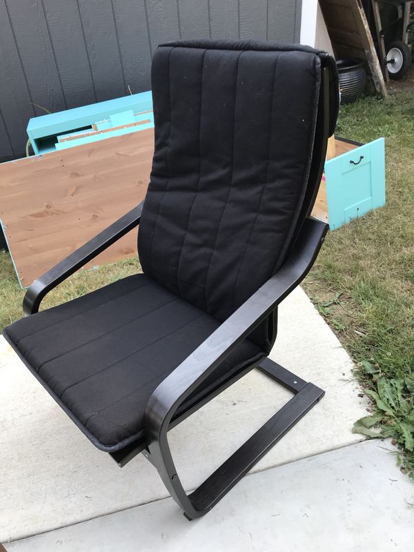 Black Ikea Poang Chair For In Everett Wa Offerup