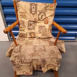 Vintage Child Doll Rocking Chair