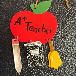 Special Teacher Wind Chime Ornament 