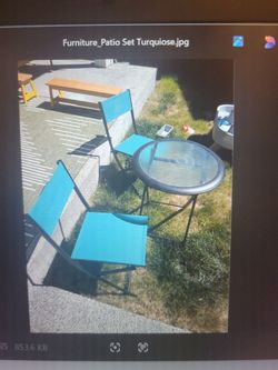 Bistro Patio Table & Chairs $80