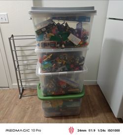 LEGO Bulk Lot of 4 Bins