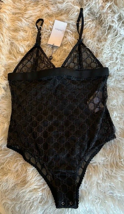 Gucci Tulle Bodysuit