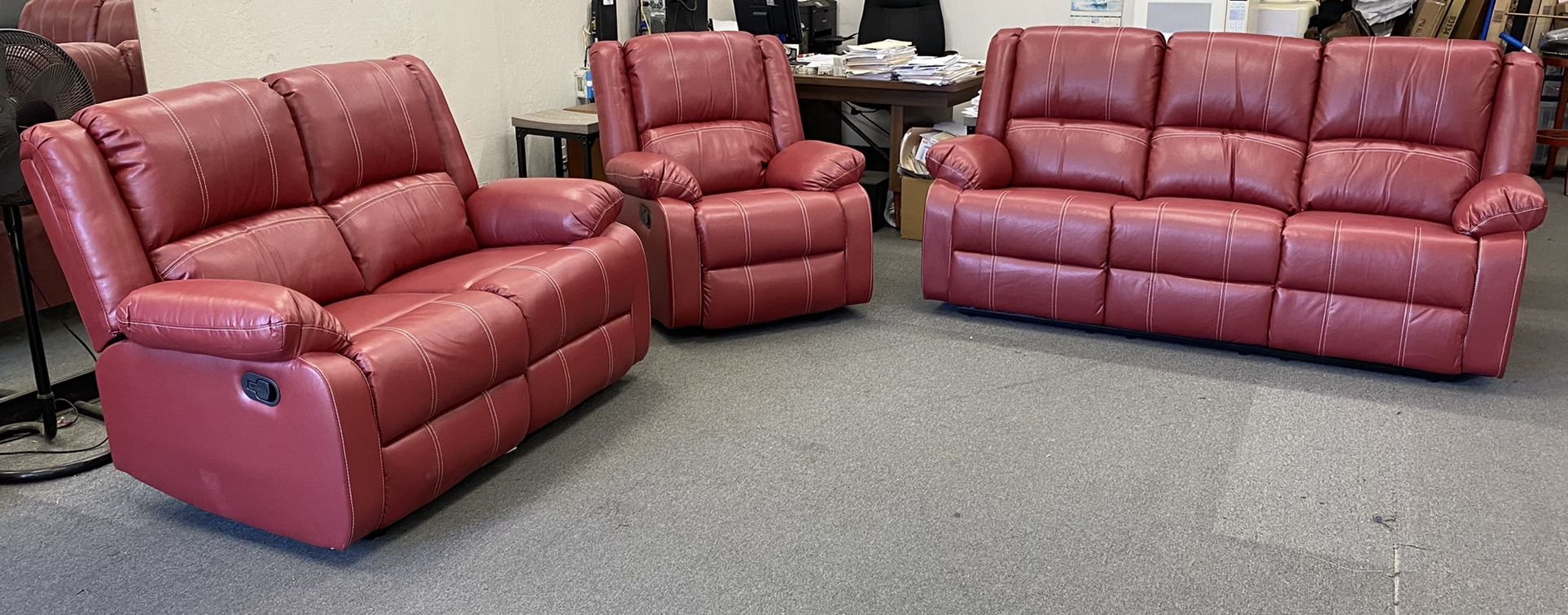 New Recliner Sofa Set (Finance and Delivery)