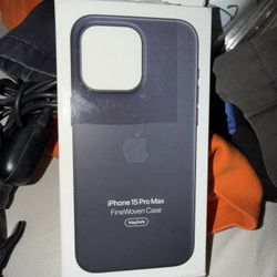APPLE MAGSAFE FINE WOVEN CASE 15 PRO MAX  New Open Box