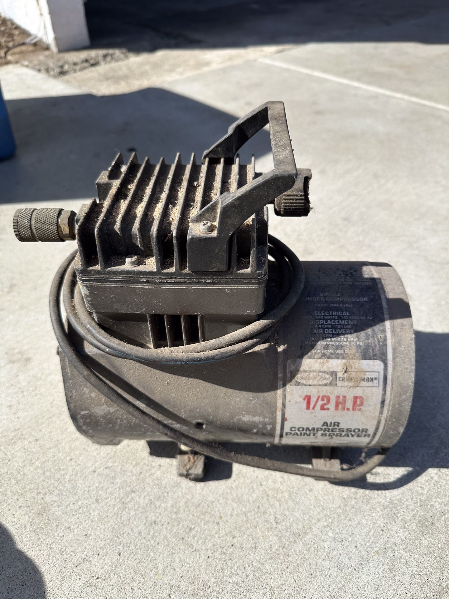 Portable Paint gun Compressor