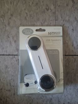 NORWOOD MICRO USB SPEAKERS,OPEN PACKAGE , MAC & PC COMPATIBLE ONLY PICK UP