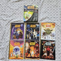 The Star Wars Little Golden Book Library Hardcover 2015 Edition 6 Book Set