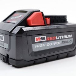 Milwaukee M18 High Output 6.0ah Battery 
