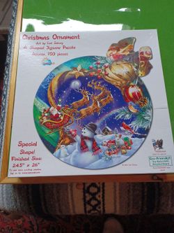 CHRISTMAS ORNAMENT 750 PIECE PUZZLE 