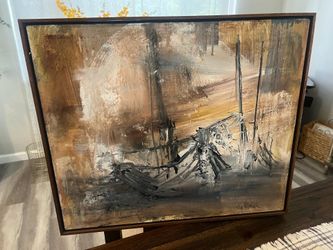 Gino Hollander Hand Signed Painting