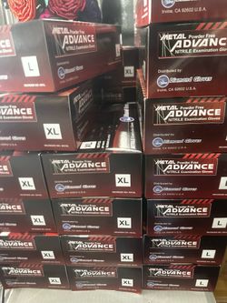 Black gloves, nitrile exam gloves, selling each box!!!