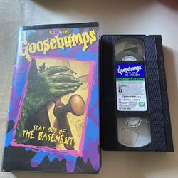 Goosebumps Stay Out of the Basement VHS Tape 1996 R.L. Stine