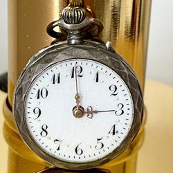 1927 Silver French Pocket Watch