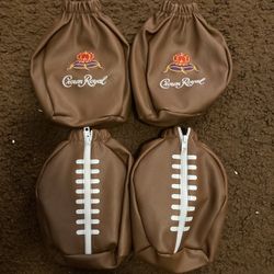 Crown Royal Faux leather Football Bags 