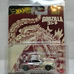 2026 Hot Wheels Godzilla R34 Nissan Skyline GTR GT-R (BNR34) Premium Pop Culture