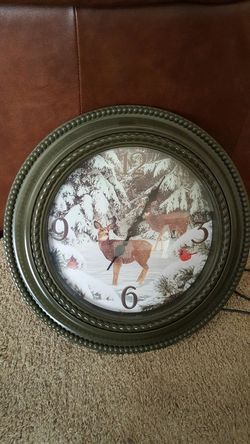 Deer Wall Clock