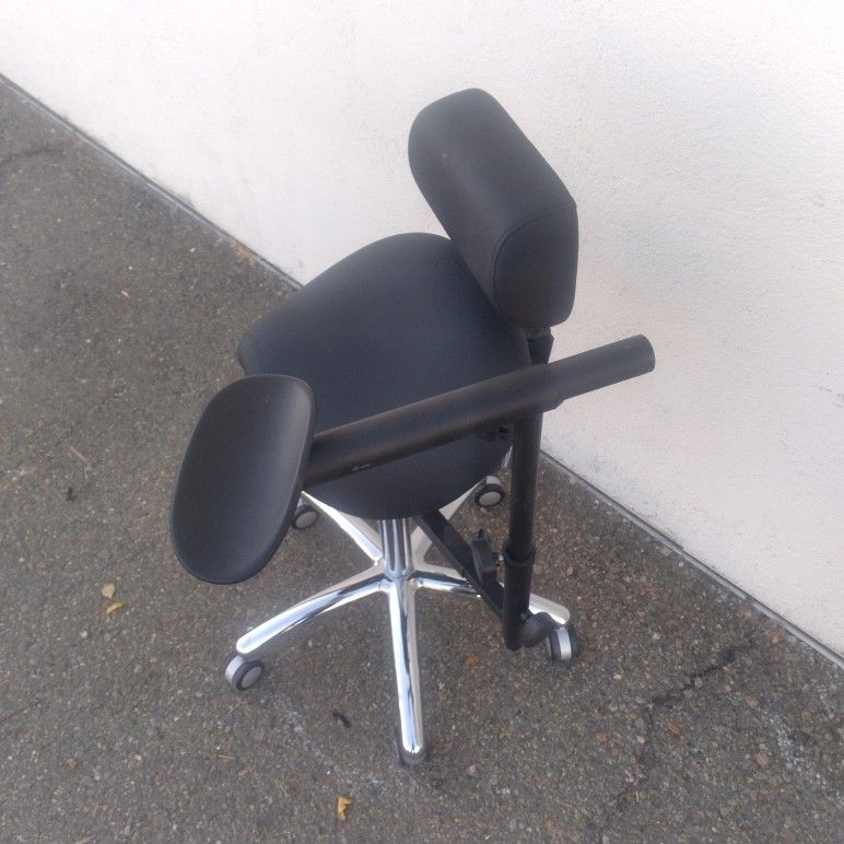 BQE Ergonomic saddle high chair with arm rest for dentist / Doctors / Professionals / etc. for extra comfort
Original cost was over $1100
Pre owned