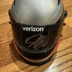 Josef Newgarden Signed Mini Helmet Indycar