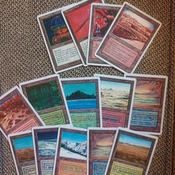 Magic Cards Dual Lands & Old School 4 Pack(14 Cards )