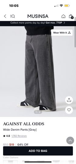 baggy relaxed fit jeans grey