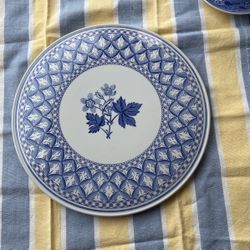 Spode Blue Room  - Geranium raised cake plate