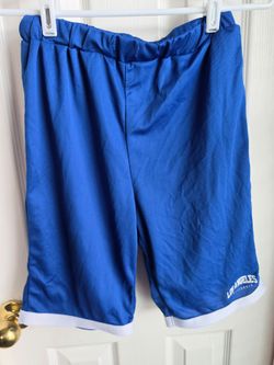 Shein royal blue mesh athletic basketball shorts Sz 13-14Y Los Angeles CA