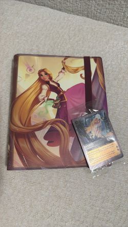 Disney Lorcana Rapunzel Card Binder with Promo Card