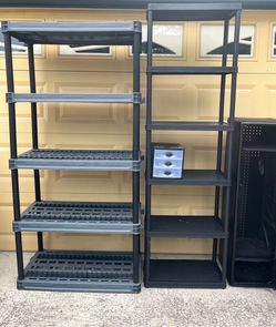 Garage storage shelves