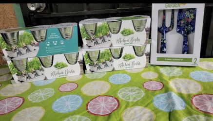 Grow kit and floral garden kit everything for $25