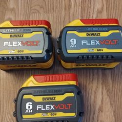 Flexvolt Batterys 