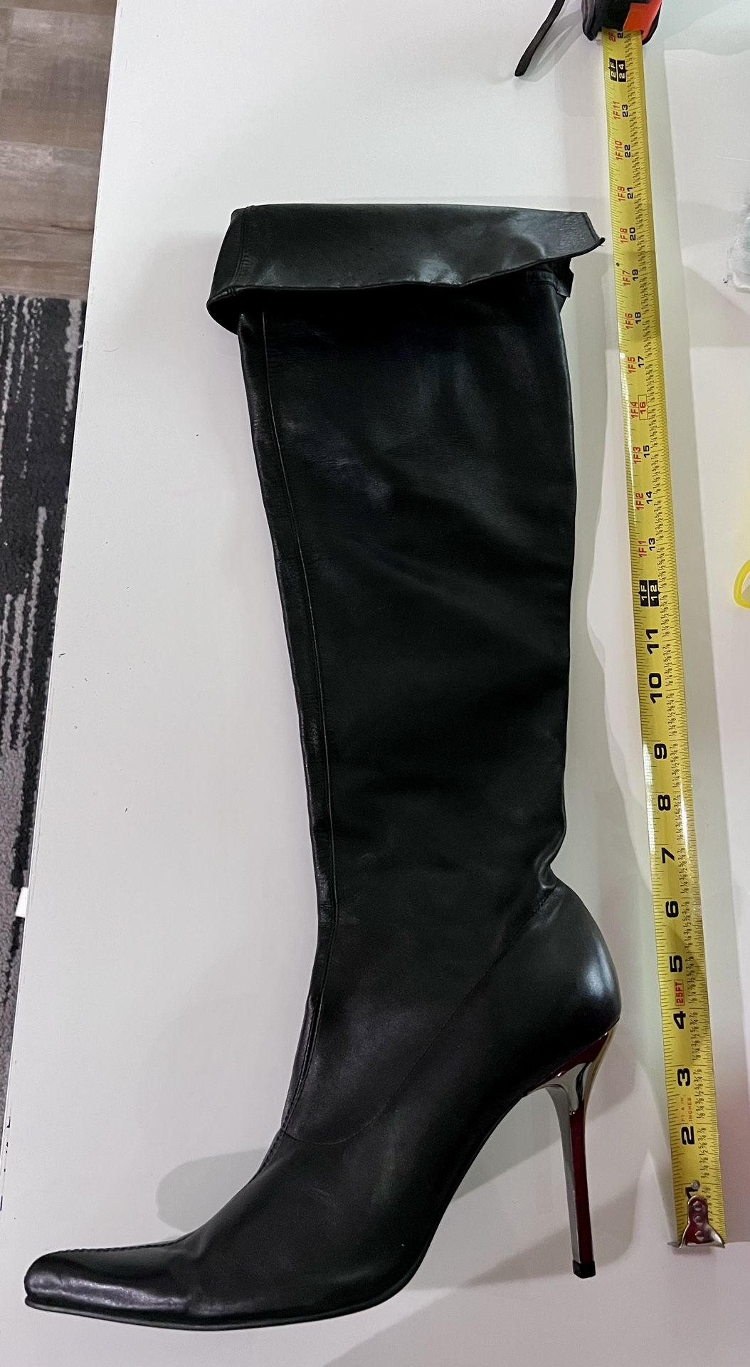 Steve Madden Black Over The knee Boots