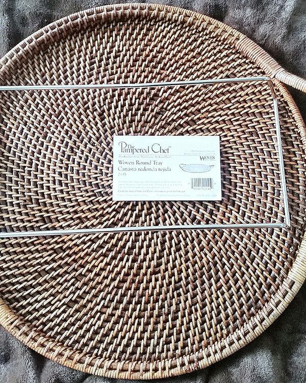 Pampered Chef Woven Round Tray 2145 Metal Rack Stand For In Pampered Chef Woven Round Tray 2145 Metal Rack Stand For In Fresno Ca Offerup