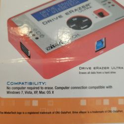 WiebeTech Drive Eraser NEW IN BOX