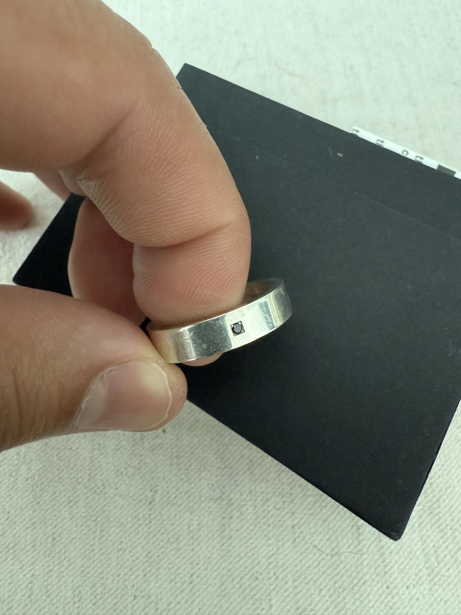 Le Gramme Silver Ribbon Ring - Wedding Band